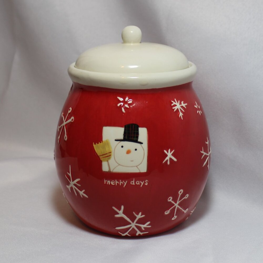 Hallmark Merry Days Snowman Cookie Jar
